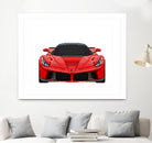 LaFerrari Mosaic by Cristian Mielu on GIANT ART - red digital drawing