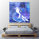 Leagore by Stevyn Llewellyn on GIANT ART - blue digital painting