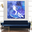 Leagore by Stevyn Llewellyn on GIANT ART - blue digital painting