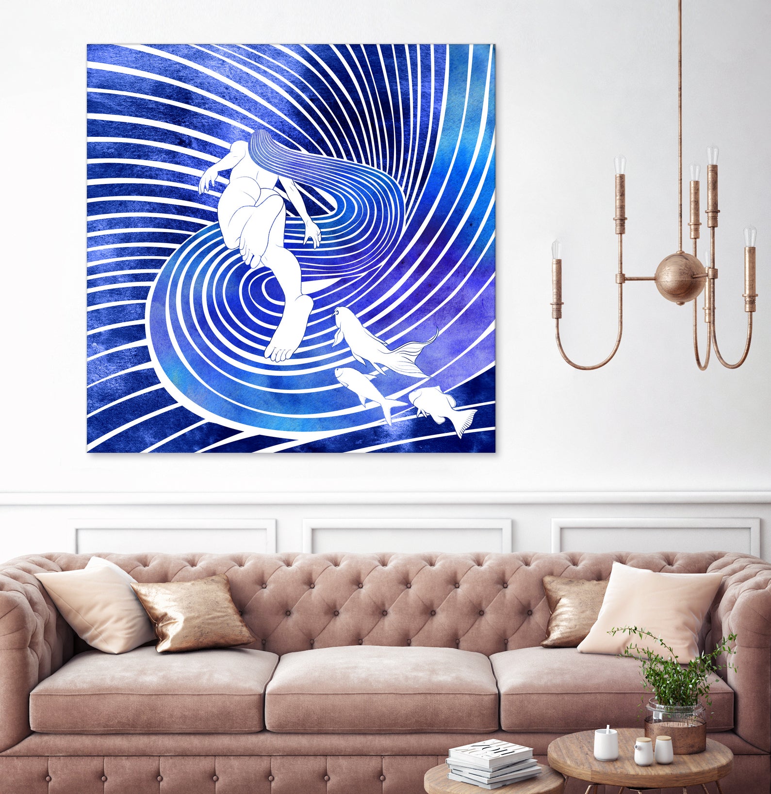 Leagore by Stevyn Llewellyn on GIANT ART - blue digital painting