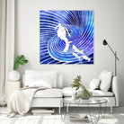 Leagore by Stevyn Llewellyn on GIANT ART - blue digital painting