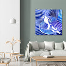 Leagore by Stevyn Llewellyn on GIANT ART - blue digital painting