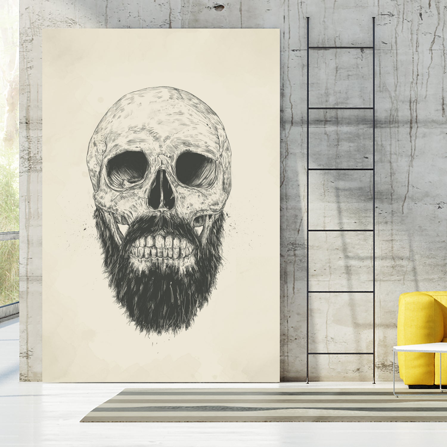 The beard is not dead by Solti Balázs on GIANT ART - brown digital drawing