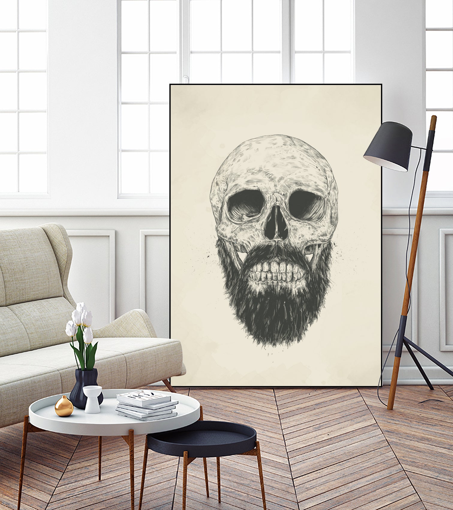 The beard is not dead by Solti Balázs on GIANT ART - brown digital drawing