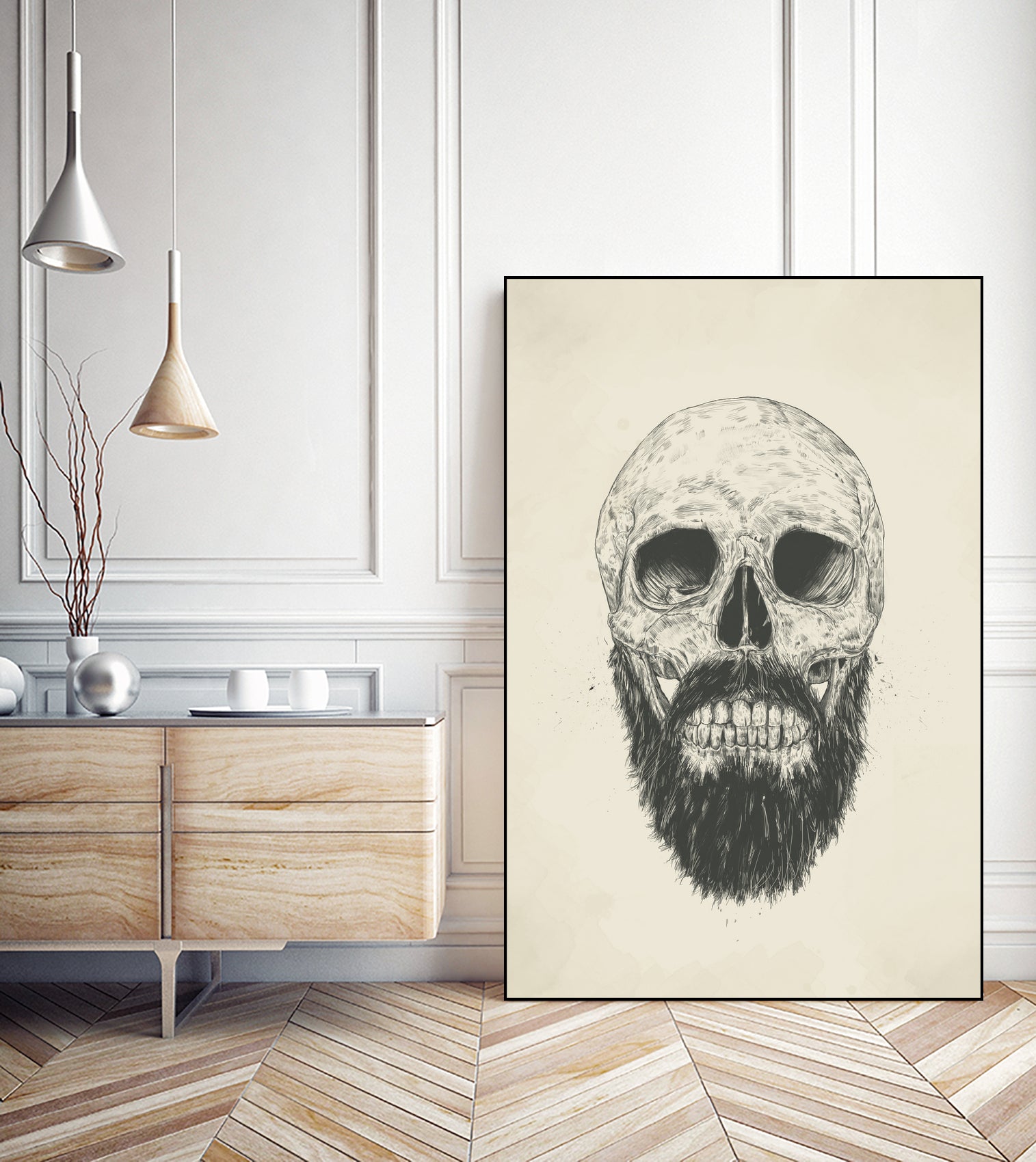 The beard is not dead by Solti Balázs on GIANT ART - brown digital drawing