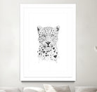 Lovely leopard by Solti Balázs on GIANT ART - white digital drawing