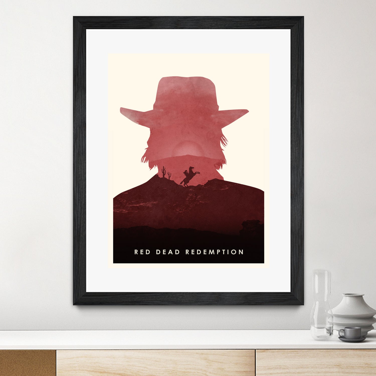 Red Dead Redemption by Ryan Ripley on GIANT ART - red digital drawing