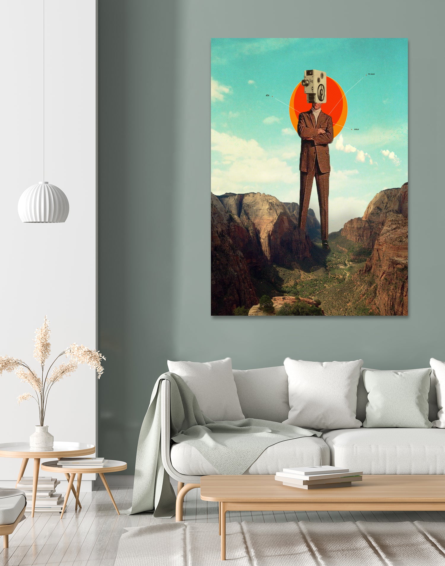 Video404 by Frank Moth on GIANT ART - blue photo manipulation