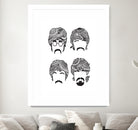 Beatles Mehendi by Candelaria Undurraga on GIANT ART - white digital drawing