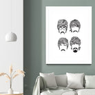 Beatles Mehendi by Candelaria Undurraga on GIANT ART - white digital drawing