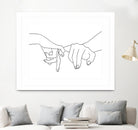 Pinky Swear by Faruk Soyarat on GIANT ART - white digital drawing