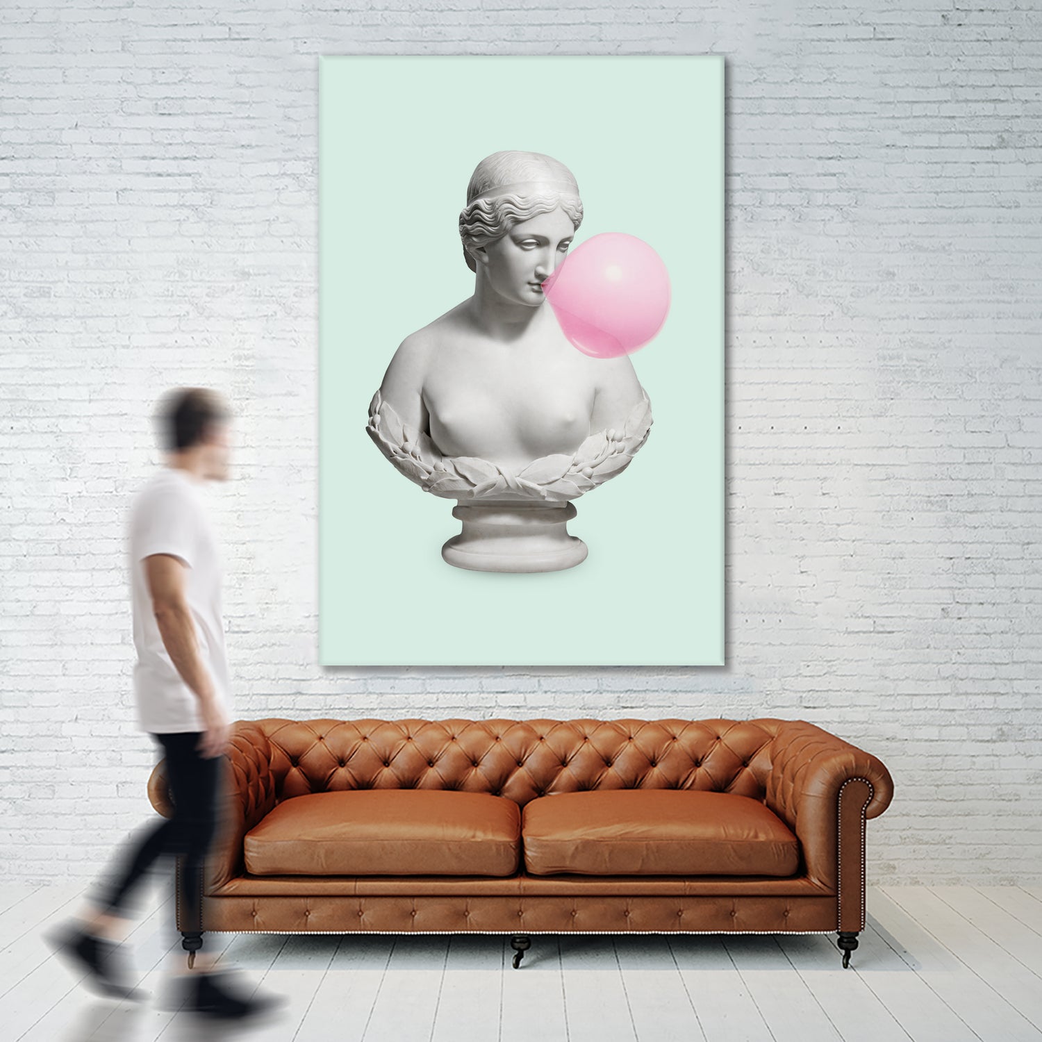 BUBBLE BUST by Jonas Loose on GIANT ART - green photo manipulation