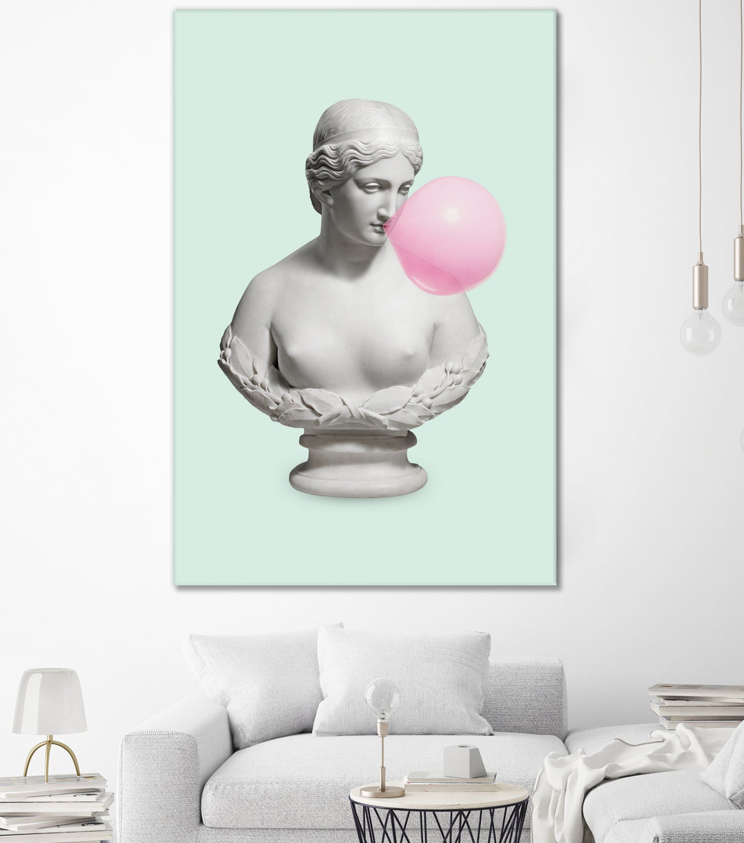 BUBBLE BUST by Jonas Loose on GIANT ART - green photo manipulation