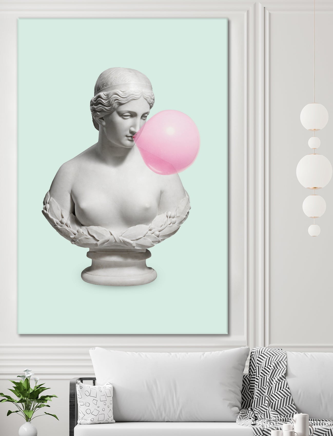 BUBBLE BUST by Jonas Loose on GIANT ART - green photo manipulation