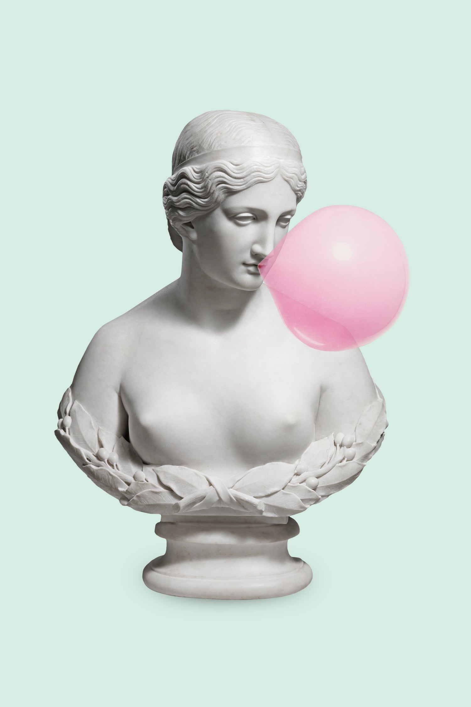 BUBBLE BUST by Jonas Loose on GIANT ART - green photo manipulation