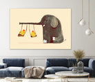 Elephant Swing by Budi Satria Kompoi on GIANT ART - digital painting