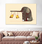 Elephant Swing by Budi Satria Kompoi on GIANT ART - digital painting