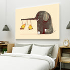 Elephant Swing by Budi Satria Kompoi on GIANT ART - digital painting