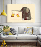 Elephant Swing by Budi Satria Kompoi on GIANT ART - digital painting
