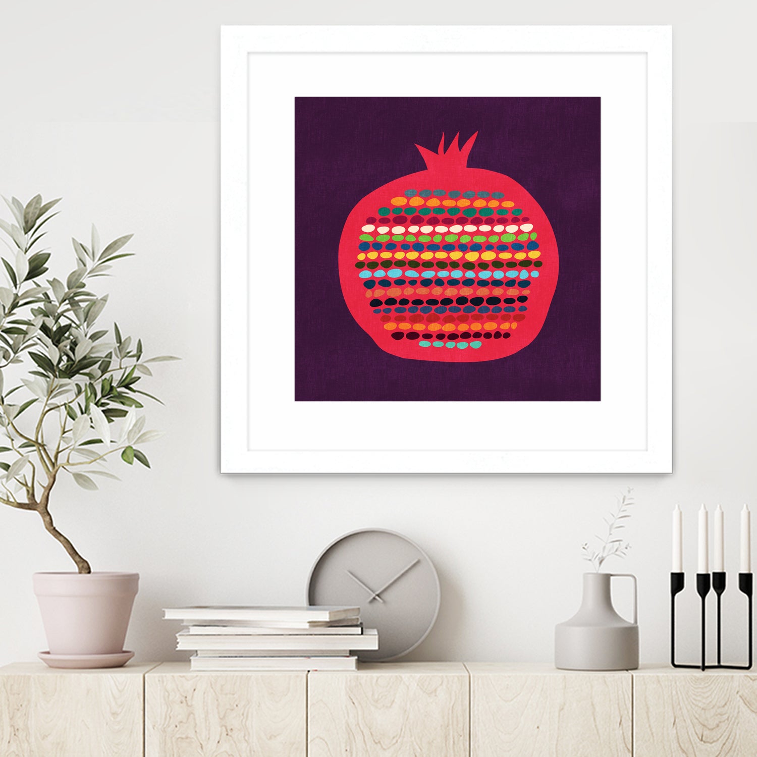 Pomegranate by Budi Satria Kompoi on GIANT ART - vector illustration