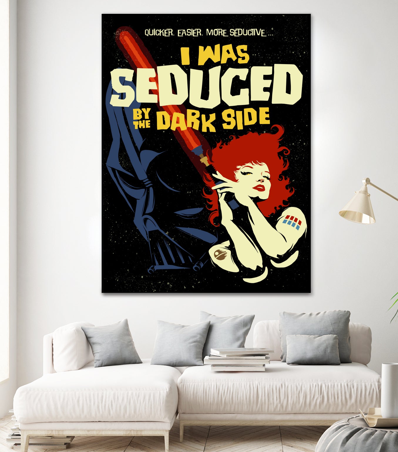 Seduced by the Dark Side by Bily Mariano da Luz on GIANT ART - black digital drawing