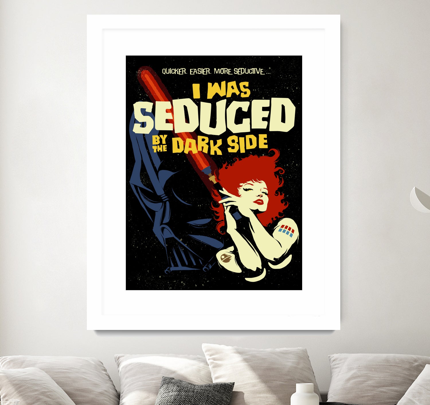 Seduced by the Dark Side by Bily Mariano da Luz on GIANT ART - black digital drawing