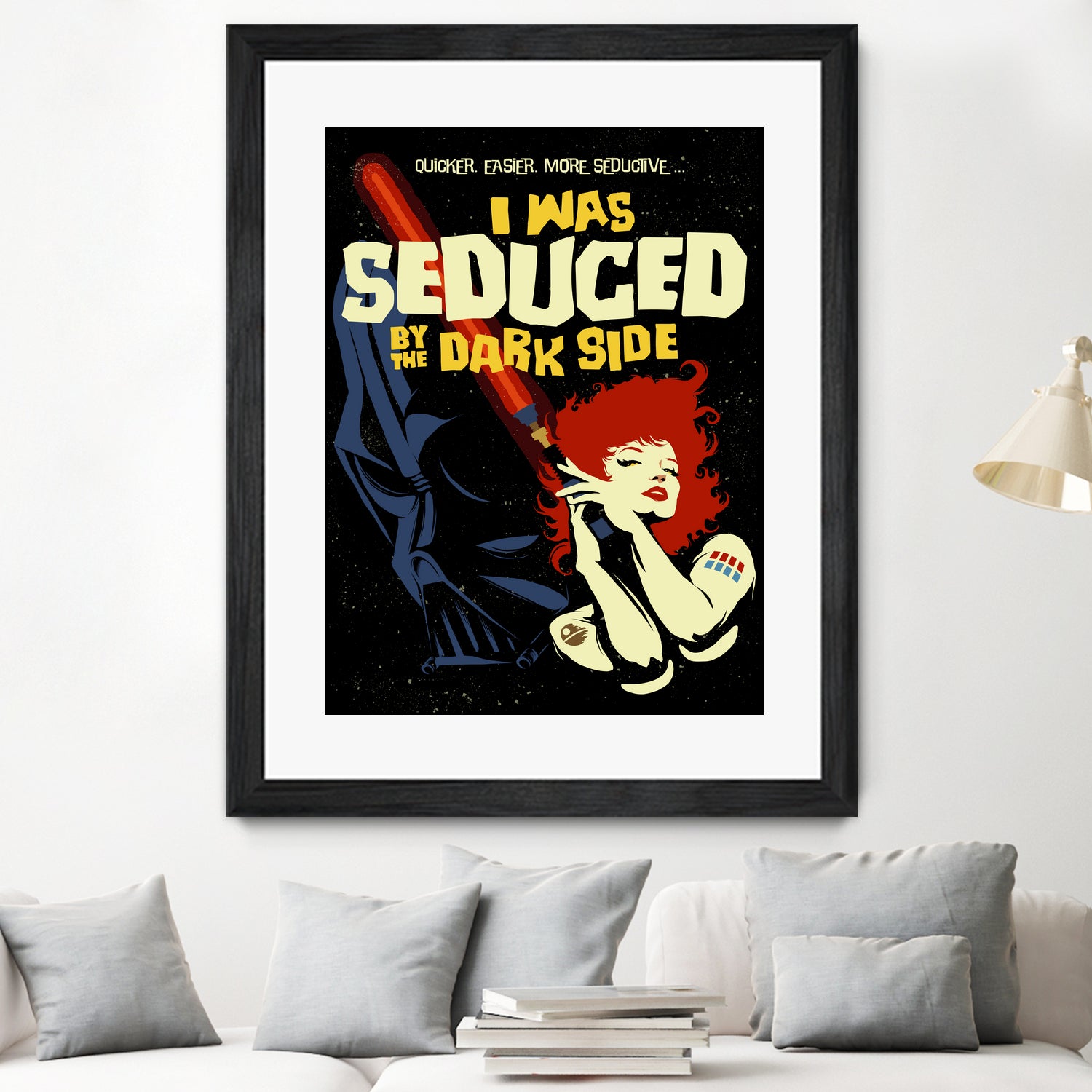 Seduced by the Dark Side by Bily Mariano da Luz on GIANT ART - black digital drawing