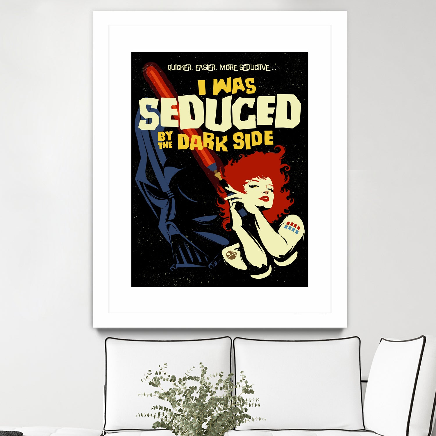 Seduced by the Dark Side by Bily Mariano da Luz on GIANT ART - black digital drawing