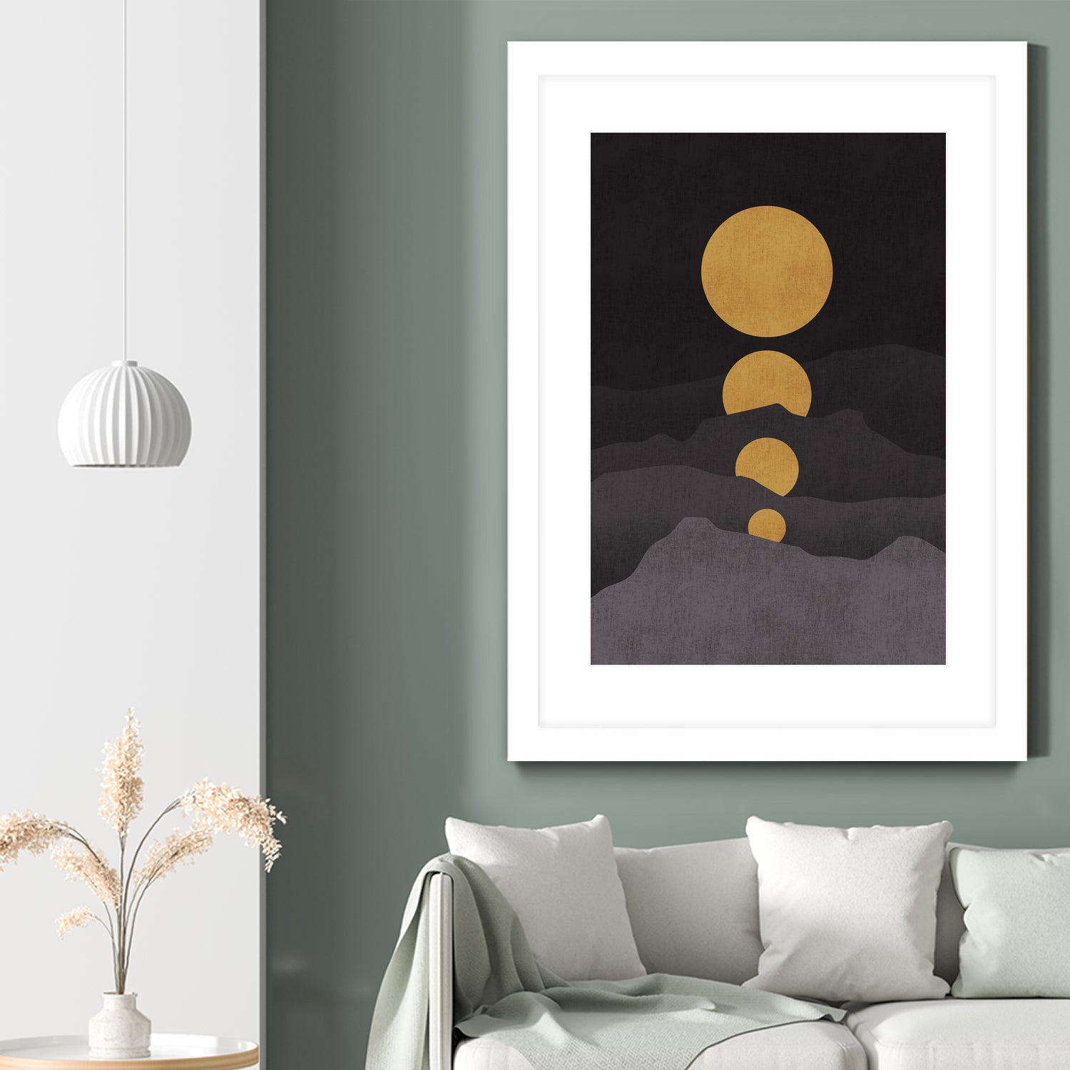 Rise of the Golden Moon by Budi Satria Kompoi on GIANT ART - mixed media