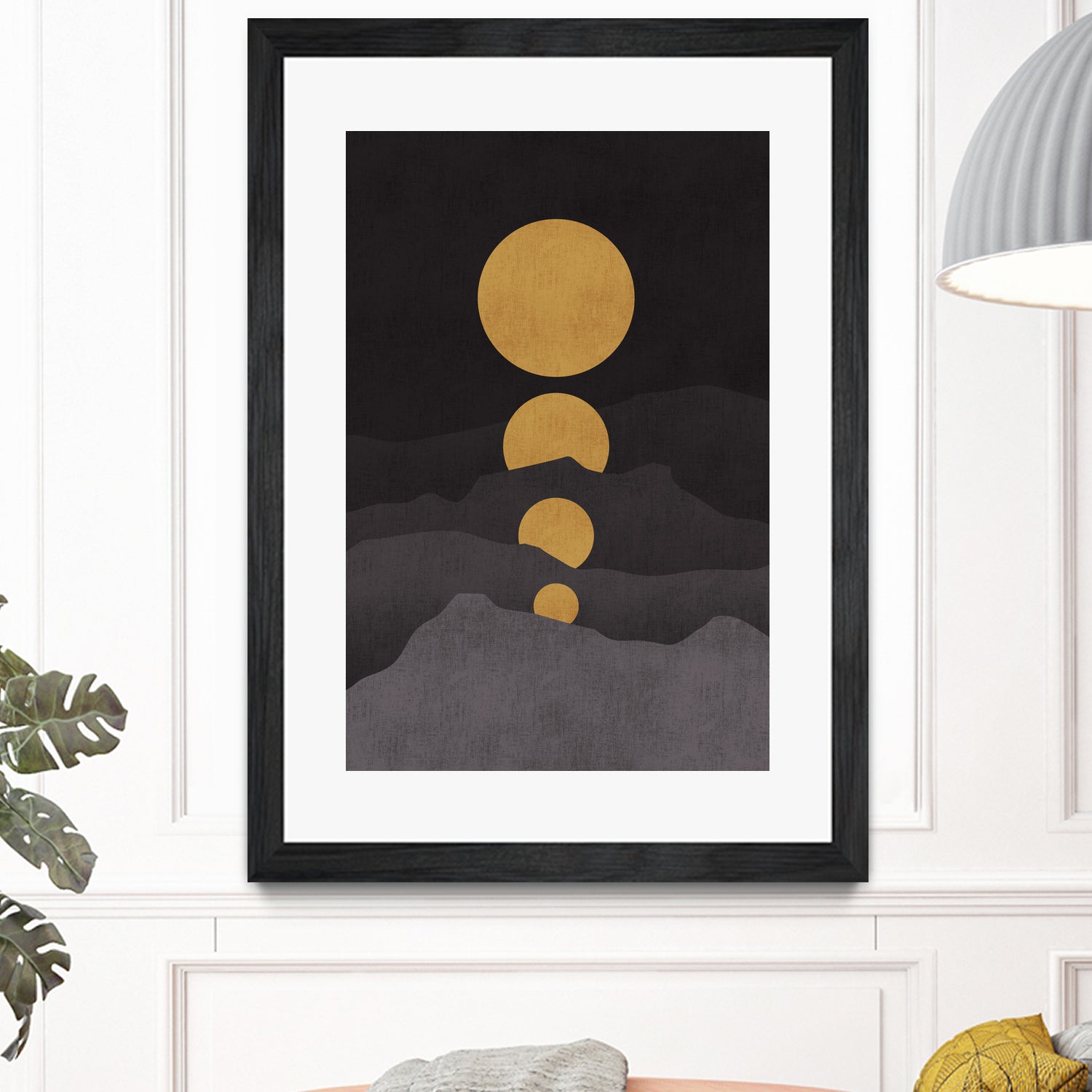 Rise of the Golden Moon by Budi Satria Kompoi on GIANT ART - mixed media