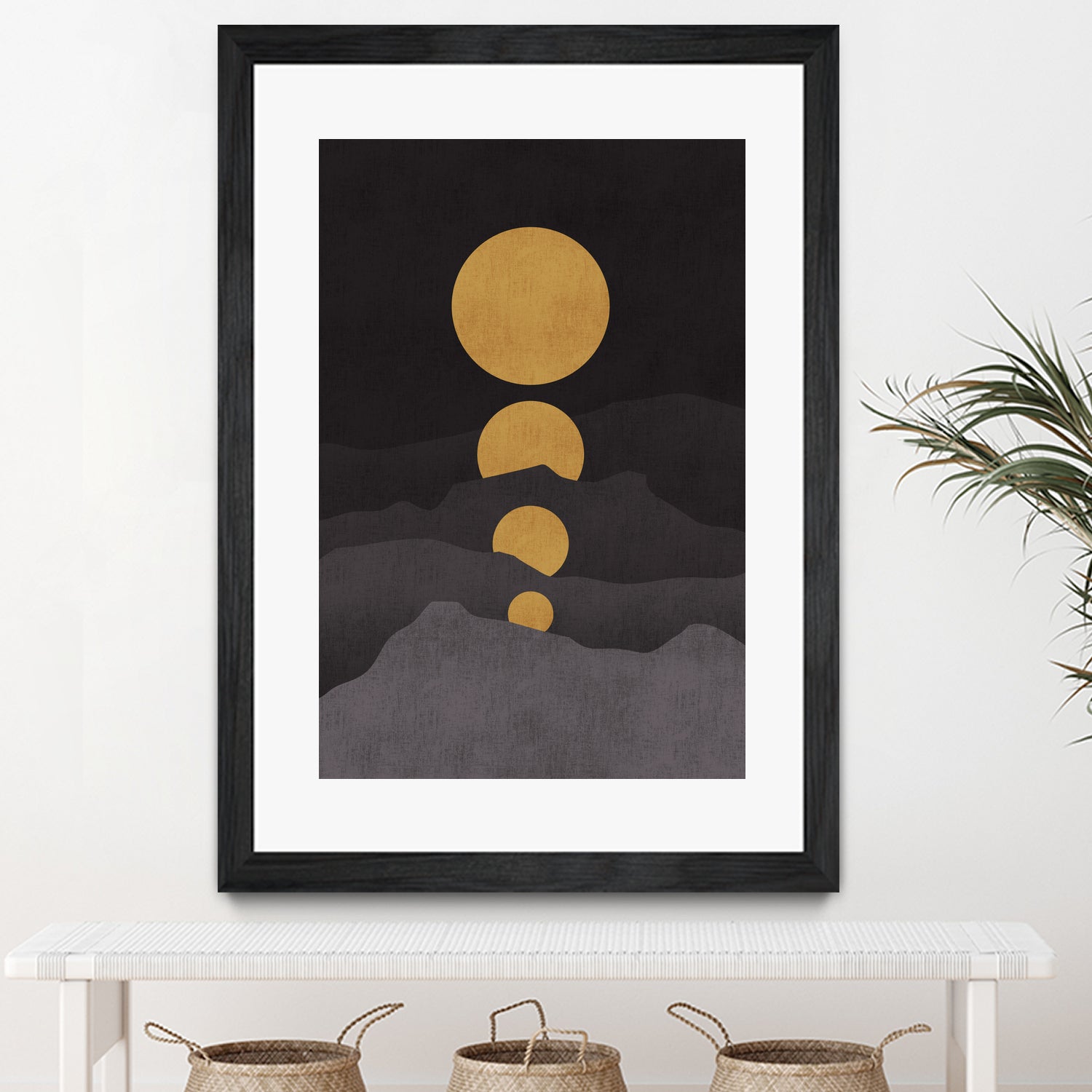 Rise of the Golden Moon by Budi Satria Kompoi on GIANT ART - mixed media