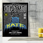 Post-Punk Dark Knight: Control by Bily Mariano da Luz on GIANT ART - black digital drawing