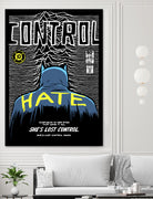 Post-Punk Dark Knight: Control by Bily Mariano da Luz on GIANT ART - black digital drawing