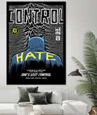 Post-Punk Dark Knight: Control by Bily Mariano da Luz on GIANT ART - black digital drawing