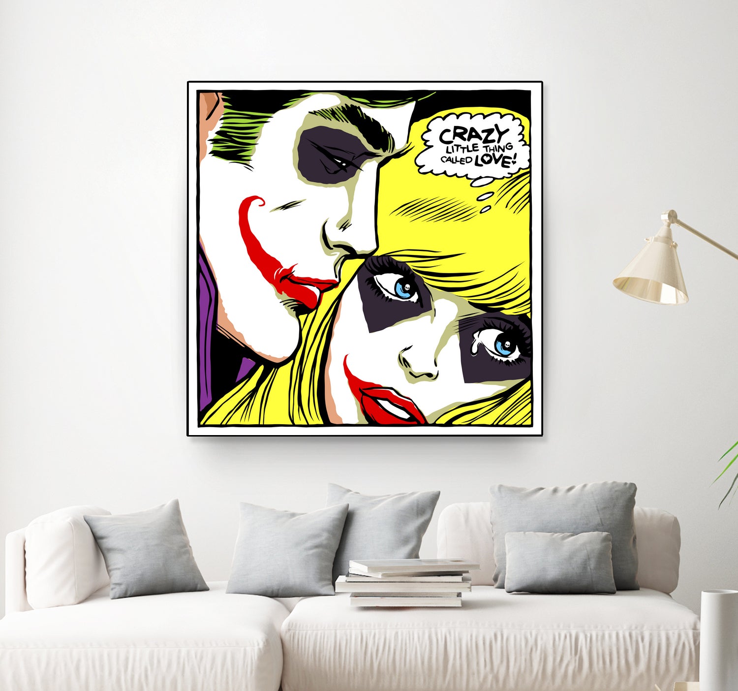 Crazy Little Thing Called Love by Bily Mariano da Luz on GIANT ART - yellow digital drawing