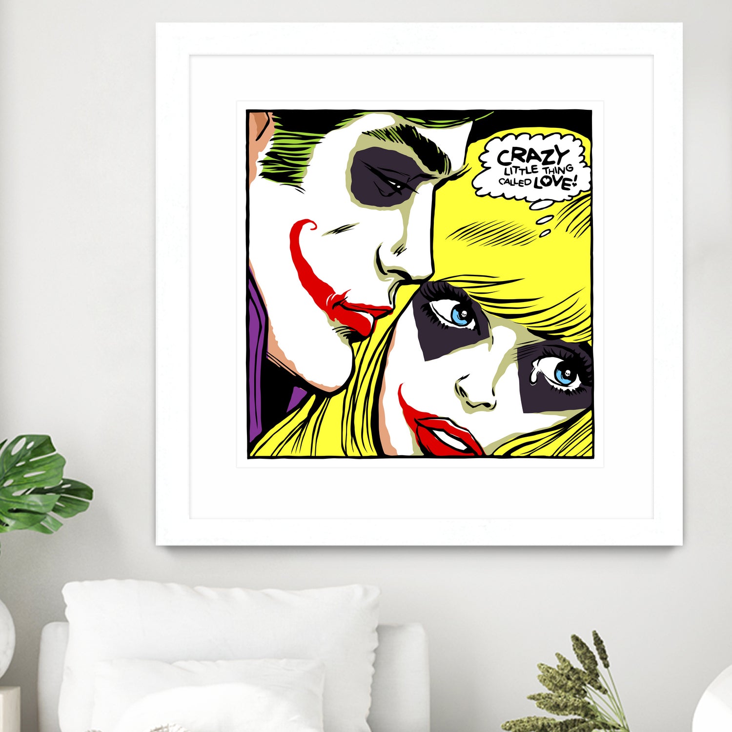 Crazy Little Thing Called Love by Bily Mariano da Luz on GIANT ART - yellow digital drawing