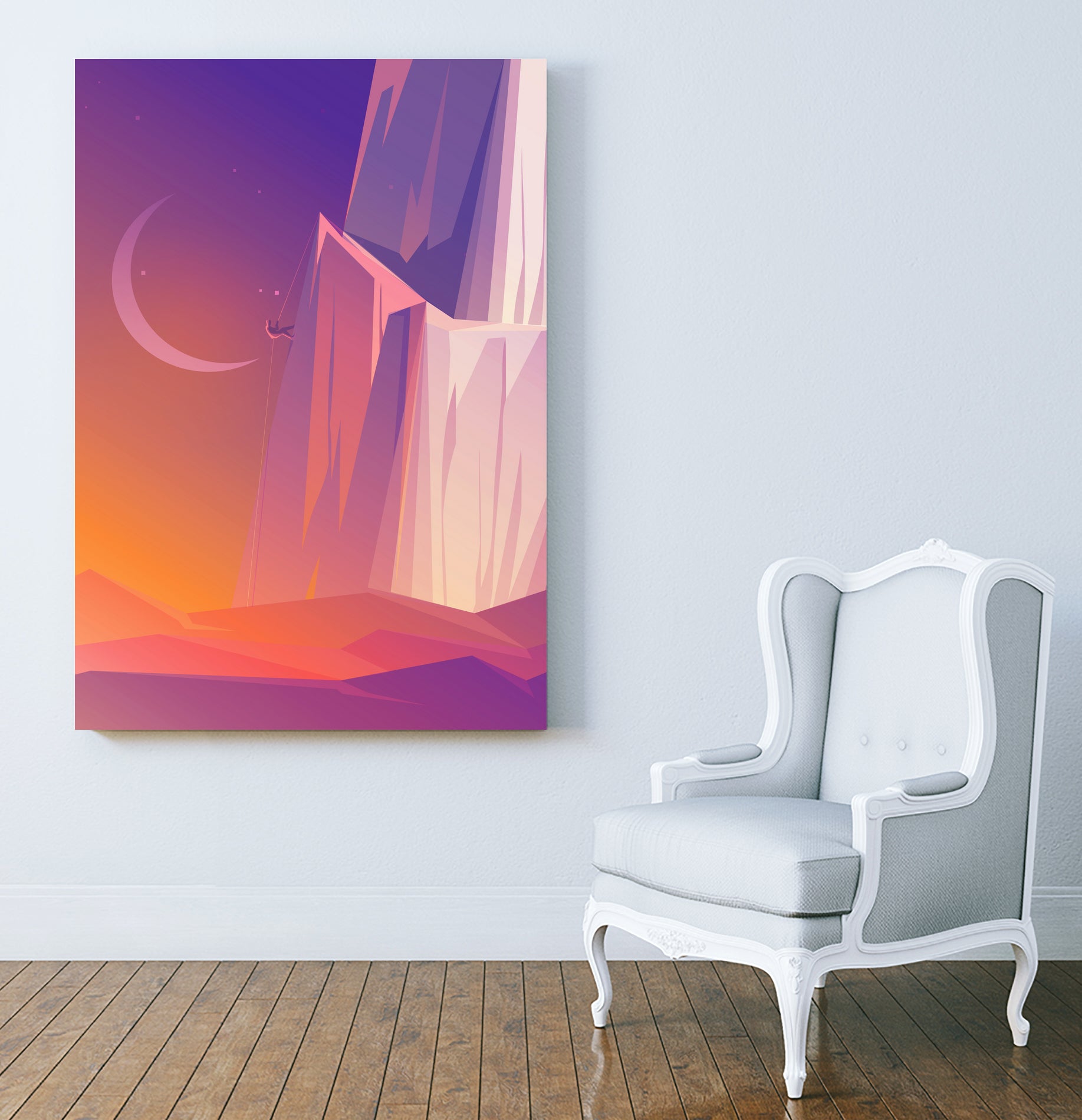 Climber by Diana Hlevnjak on GIANT ART - fuchsia digital drawing