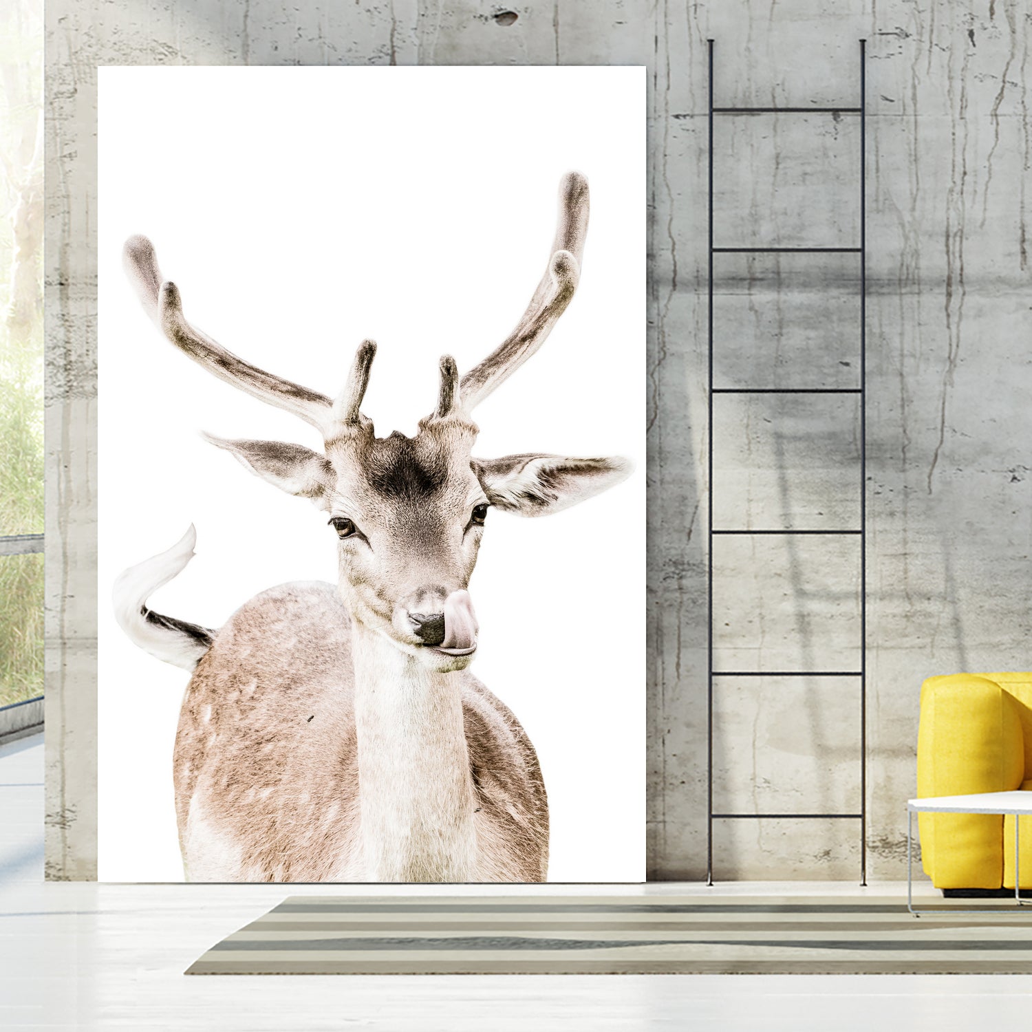 Deer I by Victoria Frost on GIANT ART - white photo manipulation