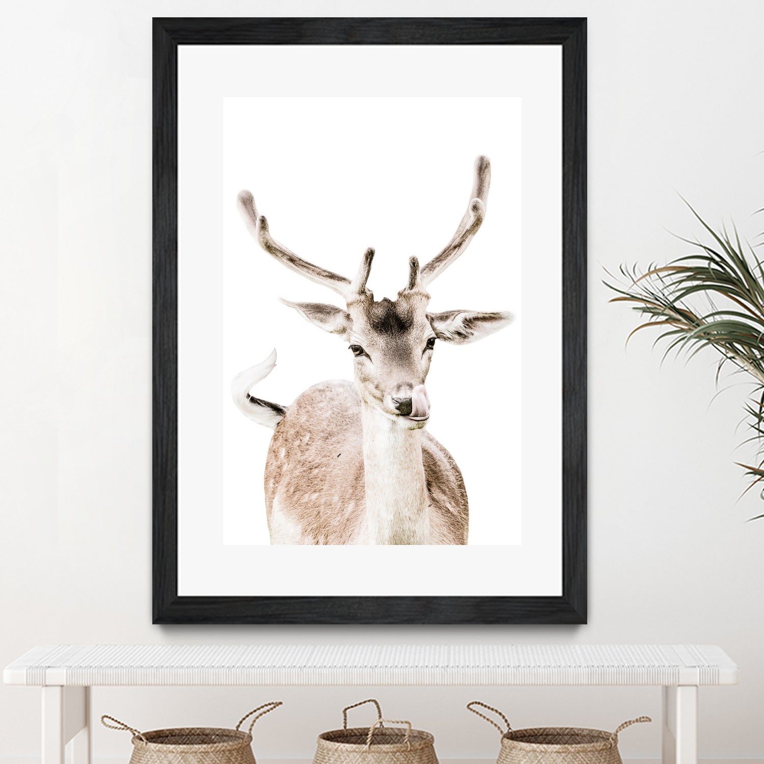 Deer I by Victoria Frost on GIANT ART - white photo manipulation