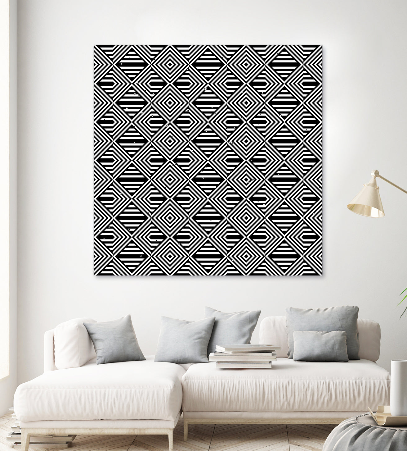 Pattern with striped lines by Divin Creador on GIANT ART - black vector illustration