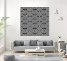 Pattern with striped lines by Divin Creador on GIANT ART - black vector illustration