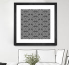 Pattern with striped lines by Divin Creador on GIANT ART - black vector illustration