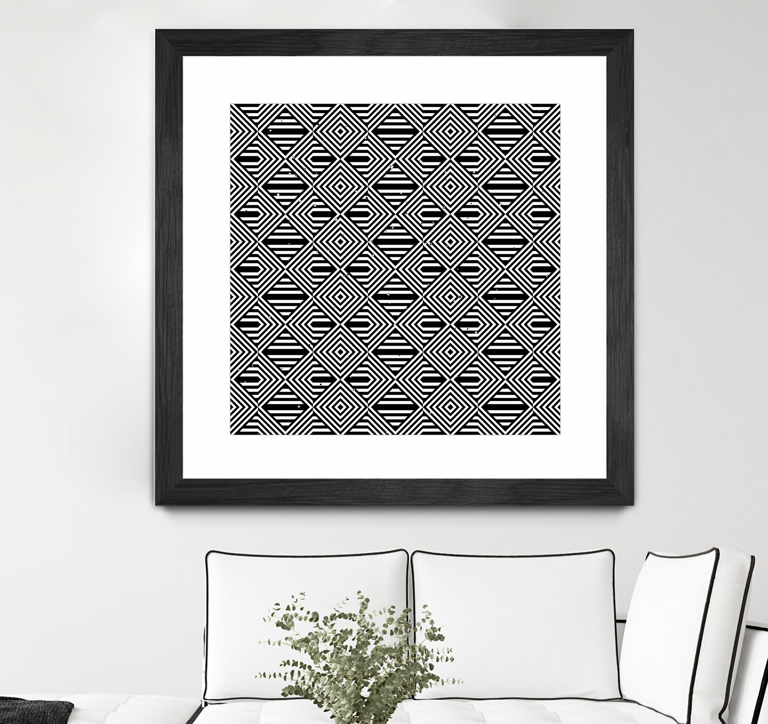 Pattern with striped lines by Divin Creador on GIANT ART - black vector illustration