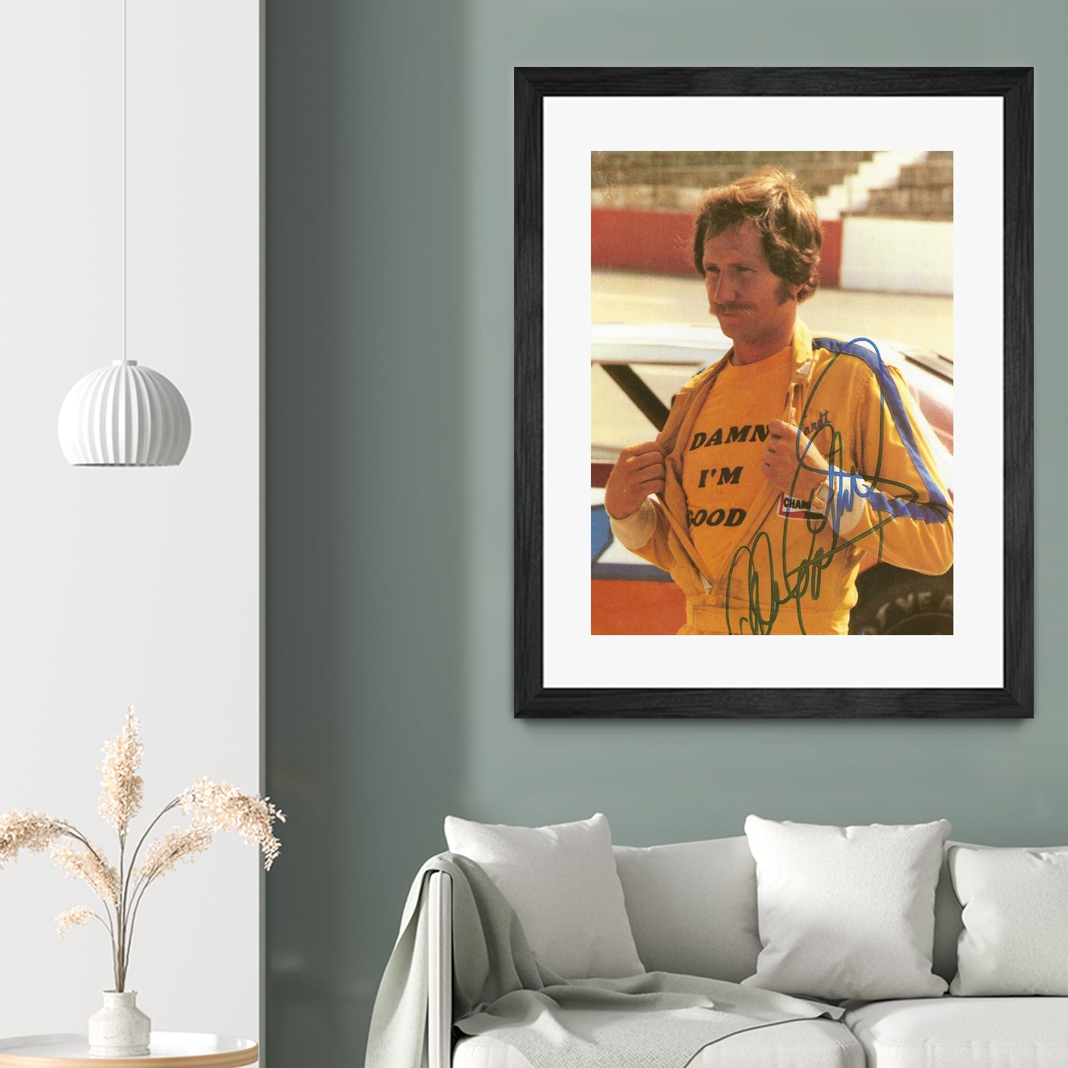 Damn I’m Good, Dale Earnhardt, The Intimidator, NASCAR by ALMA Studio on GIANT ART - brown photo manipulation