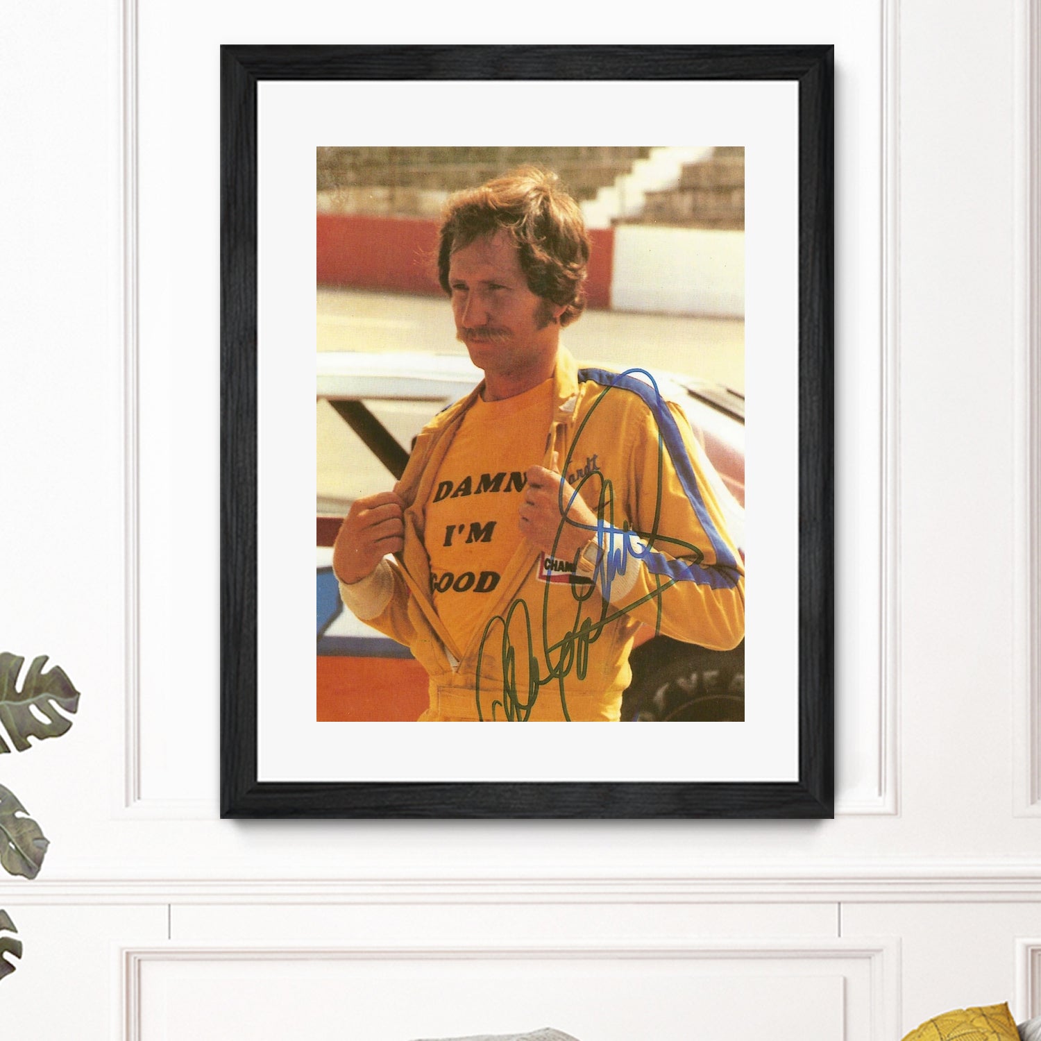 Damn I’m Good, Dale Earnhardt, The Intimidator, NASCAR by ALMA Studio on GIANT ART - brown photo manipulation