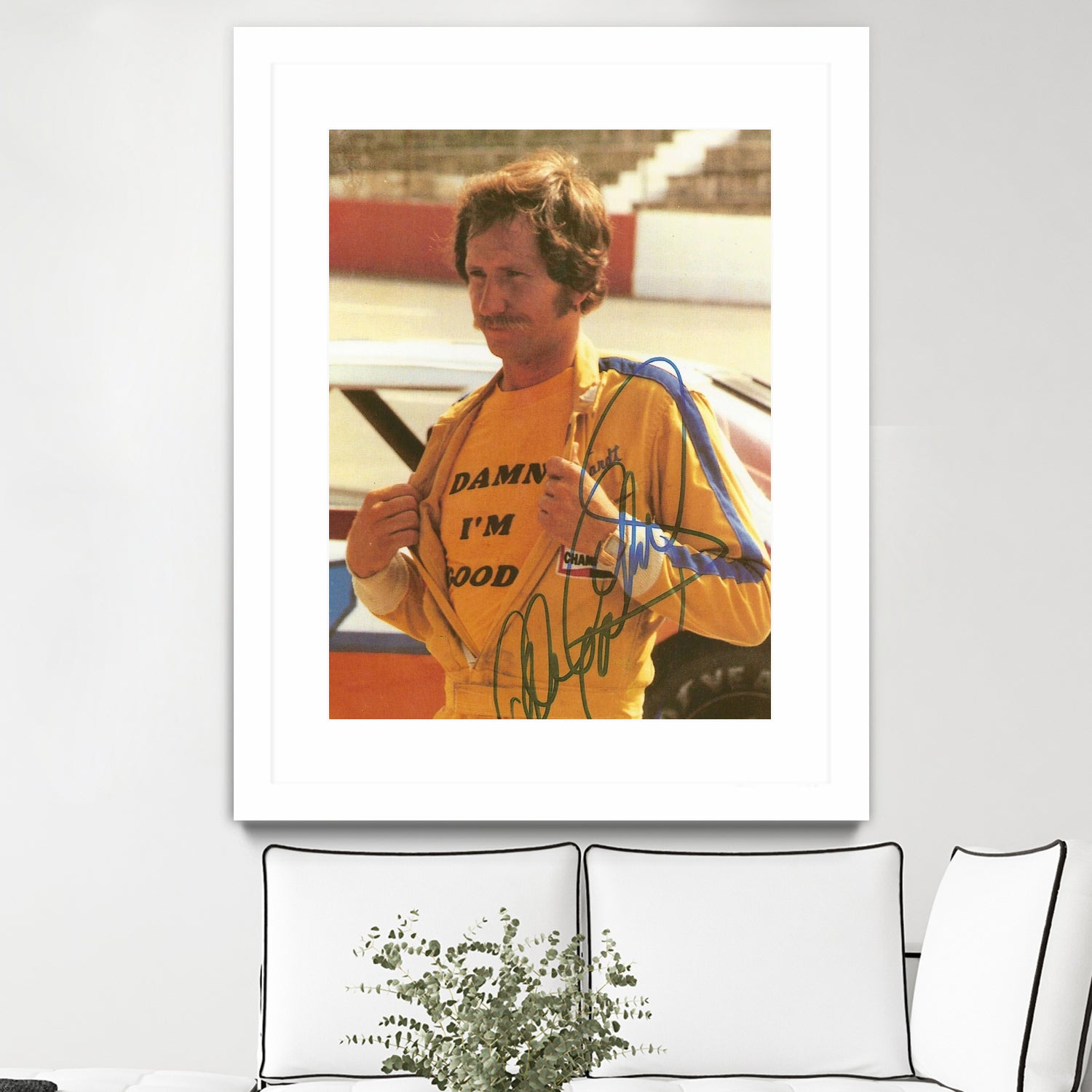 Damn I’m Good, Dale Earnhardt, The Intimidator, NASCAR by ALMA Studio on GIANT ART - brown photo manipulation