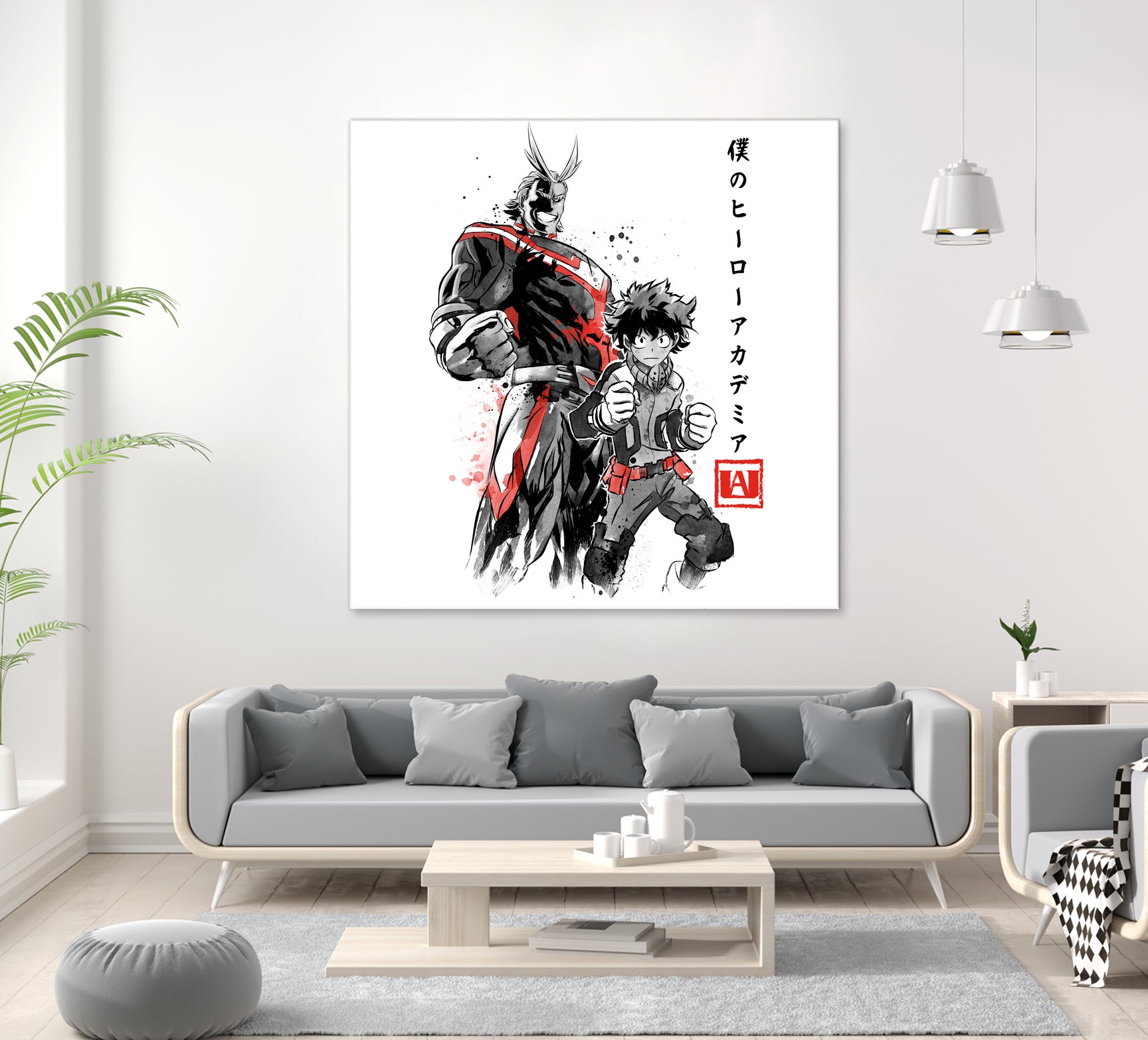 Hero Academy sumi-e by Antonio Camarena on GIANT ART - white digital painting