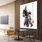 Hero Academy sumi-e by Antonio Camarena on GIANT ART - white digital painting