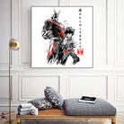 Hero Academy sumi-e by Antonio Camarena on GIANT ART - white digital painting