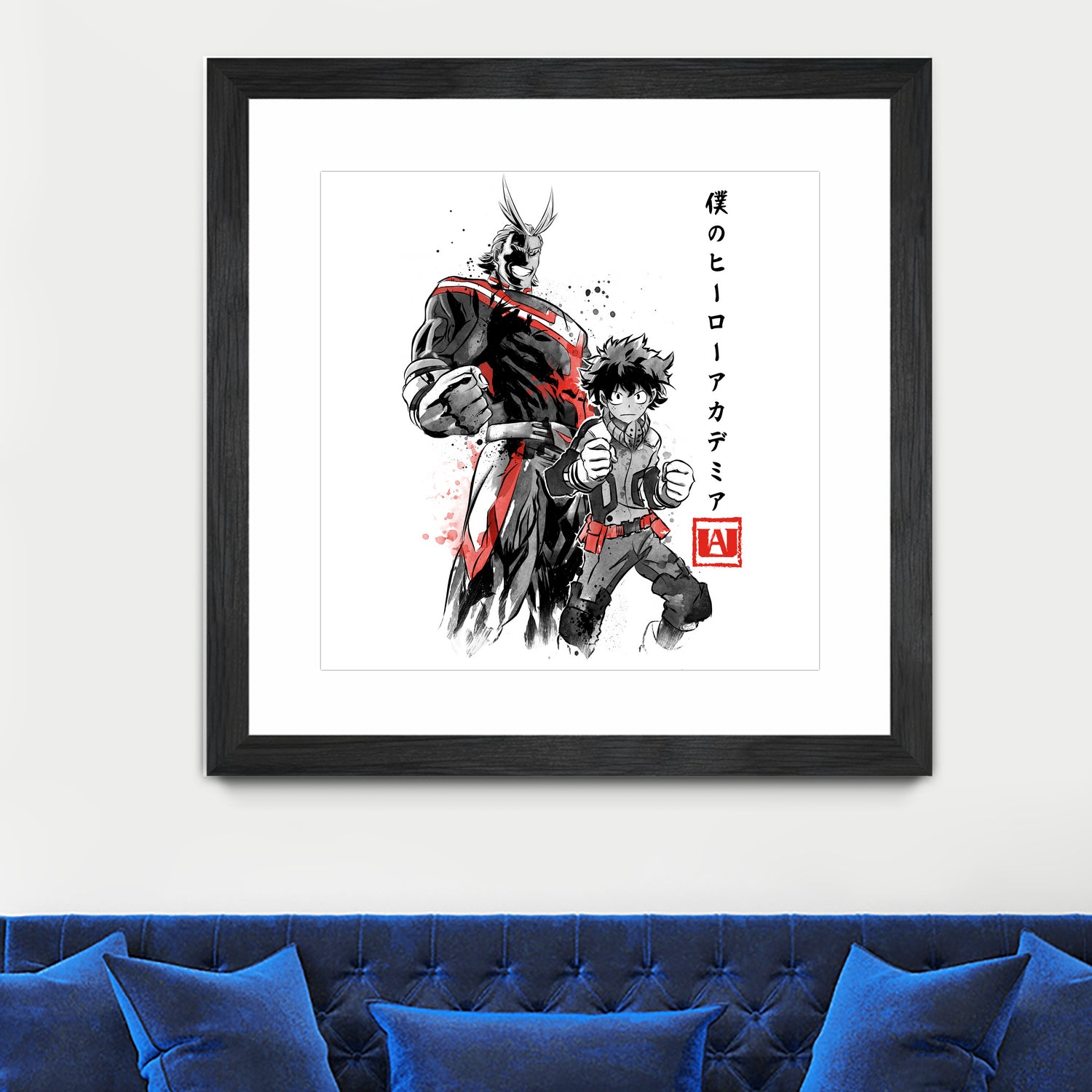 Hero Academy sumi-e by Antonio Camarena on GIANT ART - white digital painting